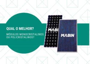 Módulos fotovoltaicos monocristalinos ou policristalinos? Qual o melhor? A diferença entre eles está em sua composição do substrato de silício usado para fazer as células solares e, por sua vez os painéis solares. Como o nome indica, monocristalino significa “um único cristal”, enquanto policristalino significa “muitos cristais”.