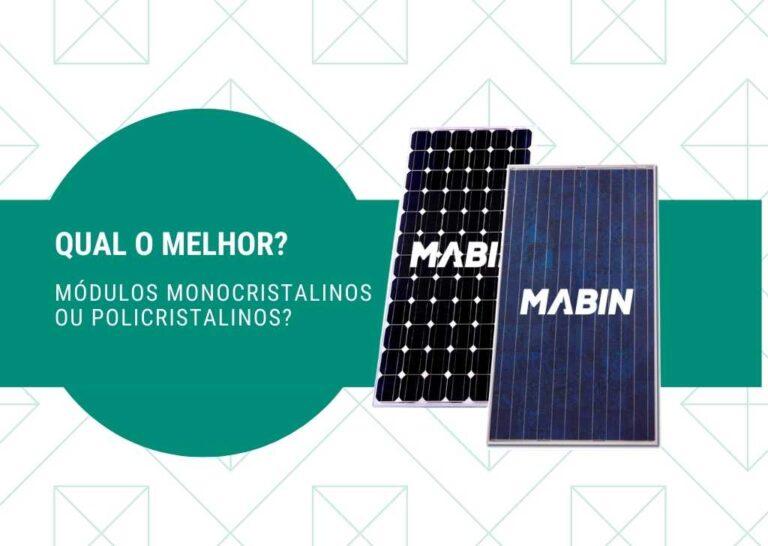Módulos fotovoltaicos monocristalinos ou policristalinos? Qual o melhor? A diferença entre eles está em sua composição do substrato de silício usado para fazer as células solares e, por sua vez os painéis solares. Como o nome indica, monocristalino significa “um único cristal”, enquanto policristalino significa “muitos cristais”.