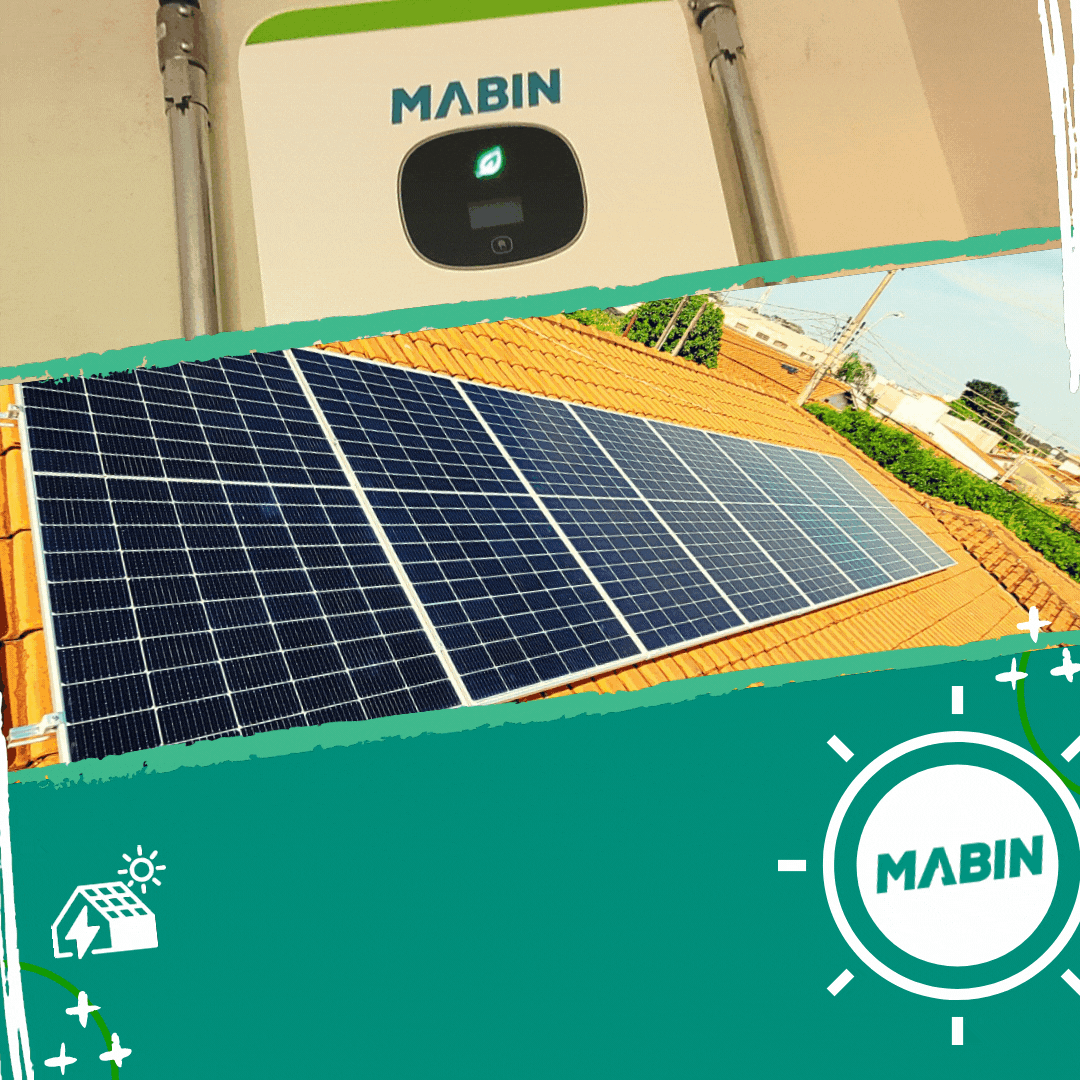 Projeto realizado pela MABIN Energia solar em Sales Oliveira/SP, com capacidade instalada de 4,05kWp, 09 módulos 450W e 01 inversor 3kWp.