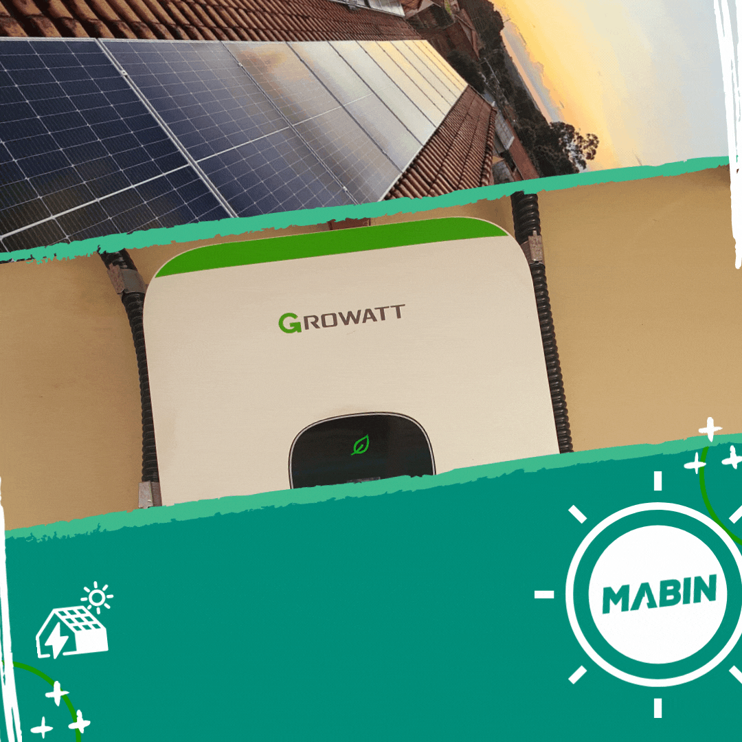 Projeto realizado pela MABIN Energia solar em Franca/SP, com capacidade instalada de 5,06kWp, 11 módulos 460W e 01 inversor 5kWp.