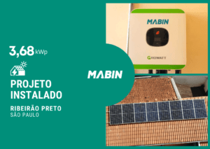 Projeto realizado pela MABIN Energia solar em Sorocaba/SP, com capacidade instalada de 13,96kWp, 26 módulos 540W e 02 inversor Growatt 5kWp.