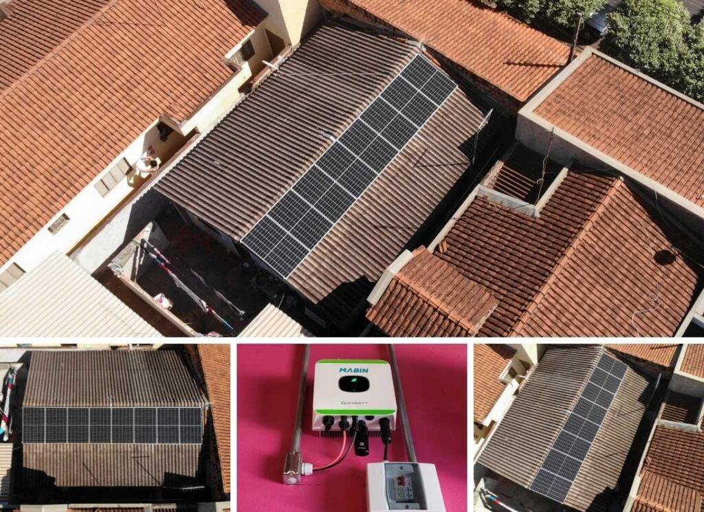 Projeto realizado pela MABIN Energia solar em Orlândia/SP, com capacidade instalada de 3,68kWp, 08 módulos 460W e 01 inversor 3kWp. Projeto realizado pela MABIN Energia solar em Sertãozinho/SP, com capacidade instalada de 449kWp, 08 módulos 460W e 01 inversor 3kWp.