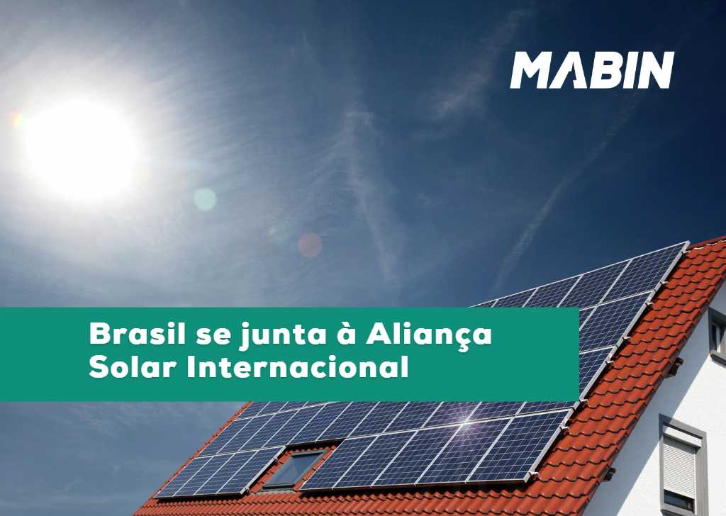 Brasil se junta à Aliança Solar Internacional