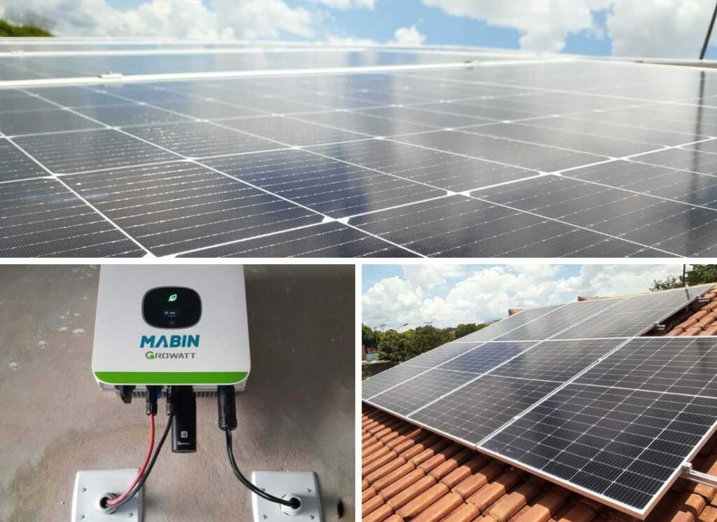 Projeto realizado pela MABIN Energia solar em Orlândia/SP, com capacidade instalada de 3,68kWp, 08 módulos 460W e 01 inversor 3kWp. Projeto realizado pela MABIN Energia Solar em Sertãozinho/SP, com capacidade instalada de 3,22kWp, 07 módulos 460W e 01 inversor de 3kWp.