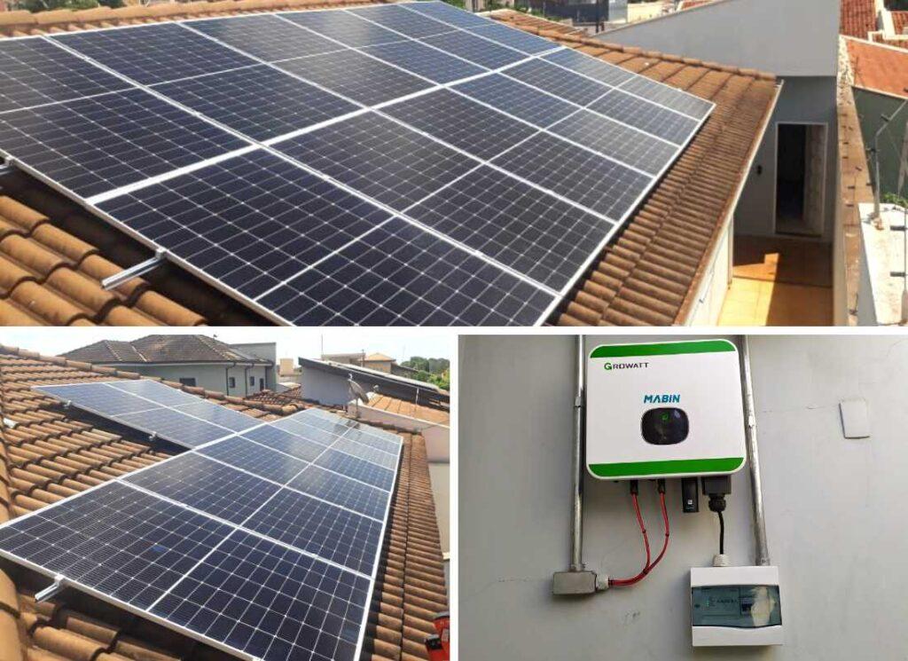 Projeto realizado pela MABIN Energia solar em Orlândia/SP, com capacidade instalada de 3,68kWp, 08 módulos 460W e 01 inversor 3kWp. Projeto realizado pela MABIN Energia Solar em Sertãozinho/SP, com capacidade instalada de 9,66kWp, 21 módulos 460W e 01 inversor de 8kWp.