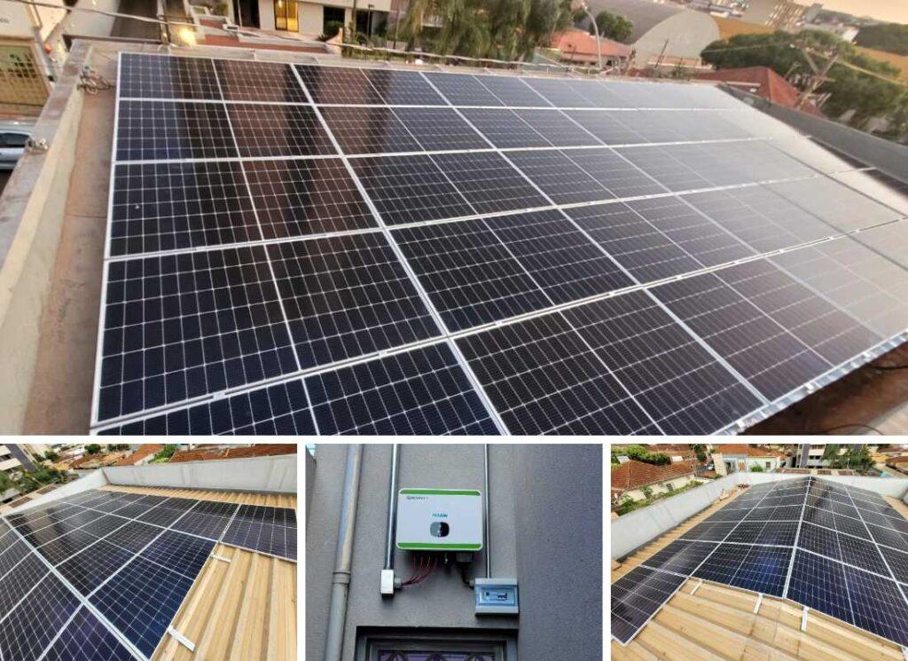 Projeto realizado pela MABIN Energia Solar em Sertãozinho/SP, com capacidade instalada de 27,60kWp, 60 módulos 460W e 01 inversor de 20kWp.