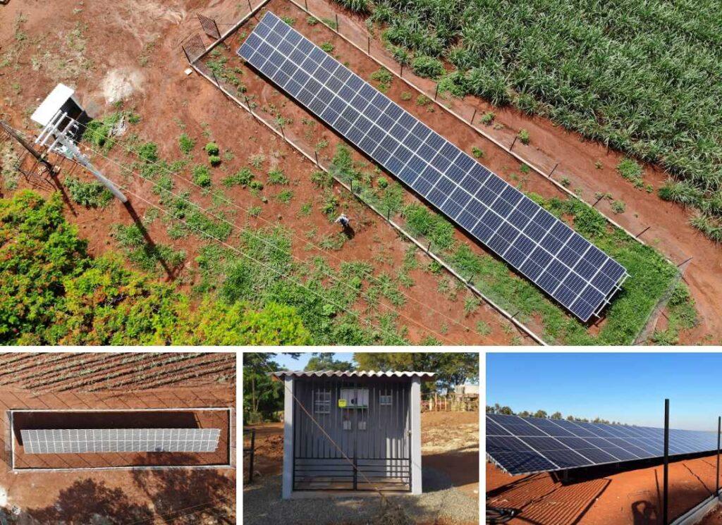Projeto realizado pela MABIN Energia Solar em Morro Agudo/SP, com capacidade instalada de 23kWp, 50 módulos 460W e 01 inversor de 20kWp.