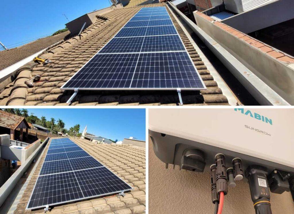 Projeto realizado pela MABIN Energia solar em Orlândia/SP, com capacidade instalada de 3,68kWp, 08 módulos 460W e 01 inversor 3kWp. Projeto realizado pela MABIN Energia Solar em Matão/SP, com capacidade instalada de 4,99kWp, 09 módulos 555W e 01 inversor de 5kWp.
