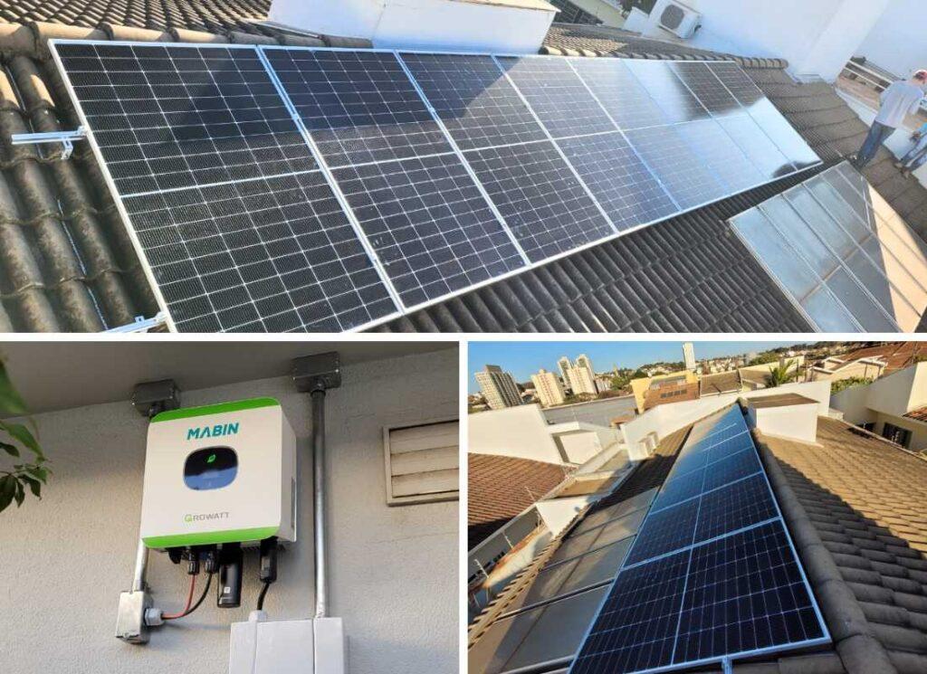 Projeto realizado pela MABIN Energia solar em Orlândia/SP, com capacidade instalada de 3,68kWp, 08 módulos 460W e 01 inversor 3kWp. Projeto realizado pela MABIN Energia Solar em Araraquara/SP, com capacidade instalada de 3,80kWp, 8 módulos 475W e 01 inversor de 3kWp.