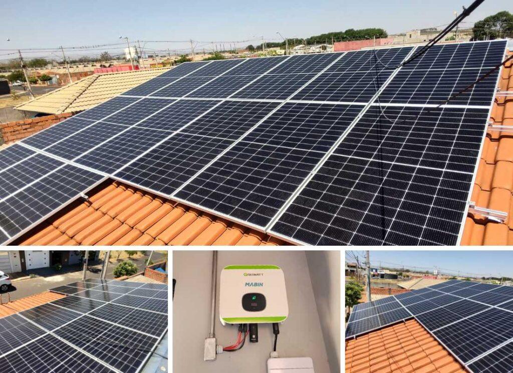 Projeto realizado pela MABIN Energia solar em Orlândia/SP, com capacidade instalada de 3,68kWp, 08 módulos 460W e 01 inversor 3kWp. Projeto realizado pela MABIN Energia Solar em Ribeirão Preto/SP, com capacidade instalada de 7,05kWp, 15 módulos 470W e 01 inversor de 6kWp.