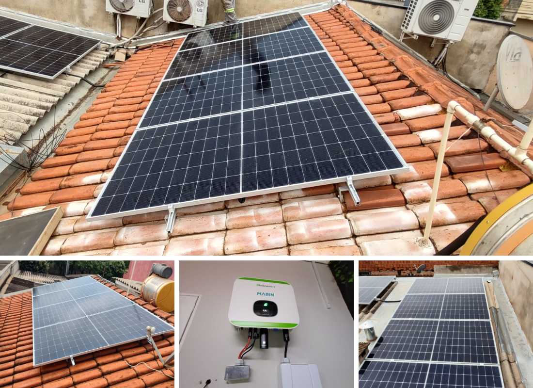 Projeto realizado pela MABIN Energia solar em Orlândia/SP, com capacidade instalada de 3,68kWp, 08 módulos 460W e 01 inversor 3kWp. Projeto realizado pela MABIN Energia Solar em Sertãozinho/SP, com capacidade instalada de 7,52kWp, 16 módulos 470W e 01 inversor 6kW.