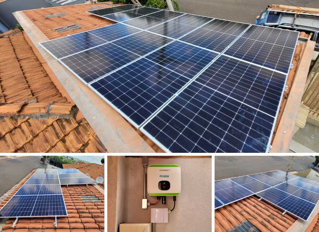 Projeto realizado pela MABIN Energia solar em Orlândia/SP, com capacidade instalada de 3,68kWp, 08 módulos 460W e 01 inversor 3kWp. Projeto realizado pela MABIN Energia Solar em Matão/SP, com capacidade instalada de 4,70 kWp, 10 módulos 470 W e 1 inversor 5 kW.