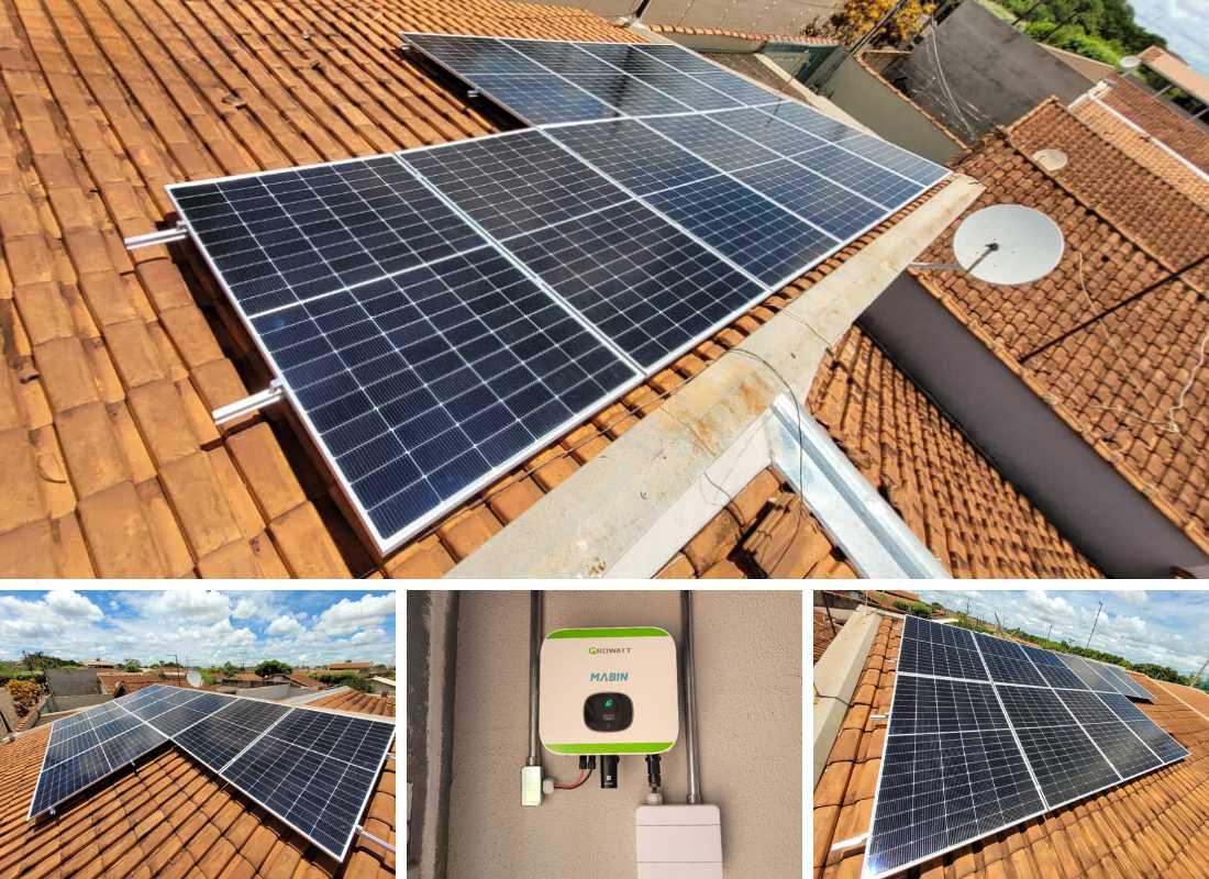 Projeto realizado pela MABIN Energia solar em Orlândia/SP, com capacidade instalada de 3,68kWp, 08 módulos 460W e 01 inversor 3kWp. Projeto realizado pela MABIN Energia Solar em Sertãozinho/SP, com capacidade instalada de 4,70 kWp, 10 módulos 470 W e 1 inversor 6 kW.