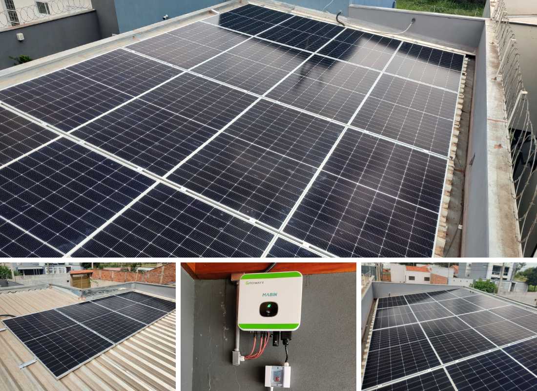 Projeto realizado pela MABIN Energia solar em Orlândia/SP, com capacidade instalada de 3,68kWp, 08 módulos 460W e 01 inversor 3kWp. Projeto realizado pela MABIN Energia Solar em Sertãozinho/SP, com capacidade instalada de 9,40 kWp, 20 módulos 470 W e 1 inversor 8 kW.