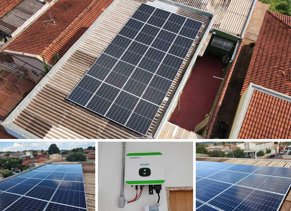 Projeto realizado pela MABIN Energia solar em Orlândia/SP, com capacidade instalada de 3,68kWp, 08 módulos 460W e 01 inversor 3kWp. Projeto realizado pela MABIN Energia Solar em Sertãozinho/SP, com capacidade instalada de 9,4 kWp, 20 módulos 470 W e 1 inversor 8 kW.