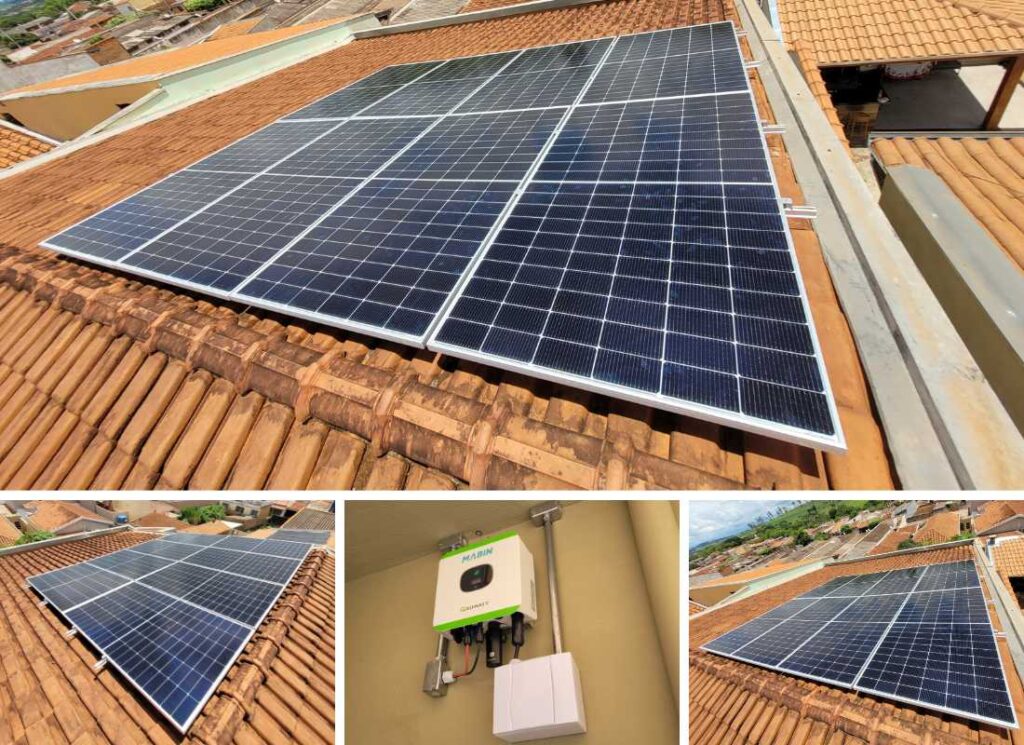 Projeto realizado pela MABIN Energia solar em Orlândia/SP, com capacidade instalada de 3,68kWp, 08 módulos 460W e 01 inversor 3kWp. Projeto realizado pela MABIN Energia Solar em Ribeirão Preto/SP, com capacidade instalada de 3,76 kWp, 08 módulos 470 W e 1 inversor 3 kW.