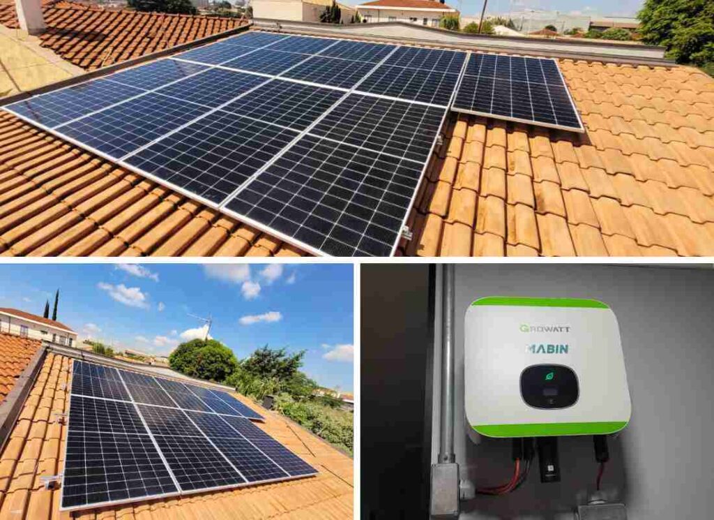 Projeto realizado pela MABIN Energia solar em Orlândia/SP, com capacidade instalada de 3,68kWp, 08 módulos 460W e 01 inversor 3kWp. Energia Solar em Sertãozinho/SP. Projeto desenvolvido e realizado pela MABIN, com capacidade instalada de 4,23kWp.