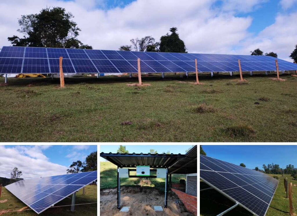 Energia Solar em Bofete/SP. Projeto desenvolvido e realizado pela MABIN, com capacidade instalada de 24,86 kWp.