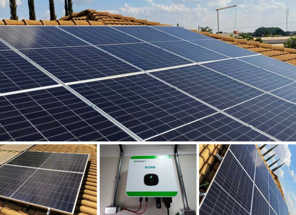 Projeto realizado pela MABIN Energia solar em Orlândia/SP, com capacidade instalada de 3,68kWp, 08 módulos 460W e 01 inversor 3kWp. Energia Solar em Sertãozinho/SP. Projeto desenvolvido e realizado pela MABIN, com capacidade instalada de 9,36 kWp.