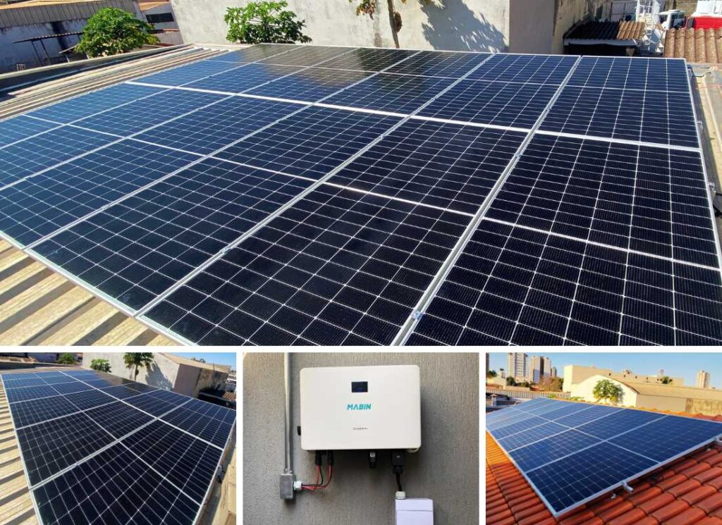 Projeto realizado pela MABIN Energia solar em Orlândia/SP, com capacidade instalada de 3,68kWp, 08 módulos 460W e 01 inversor 3kWp. Energia Solar em Sertãozinho/SP. Projeto desenvolvido e realizado pela MABIN, com capacidade instalada de 11,87 kWp.