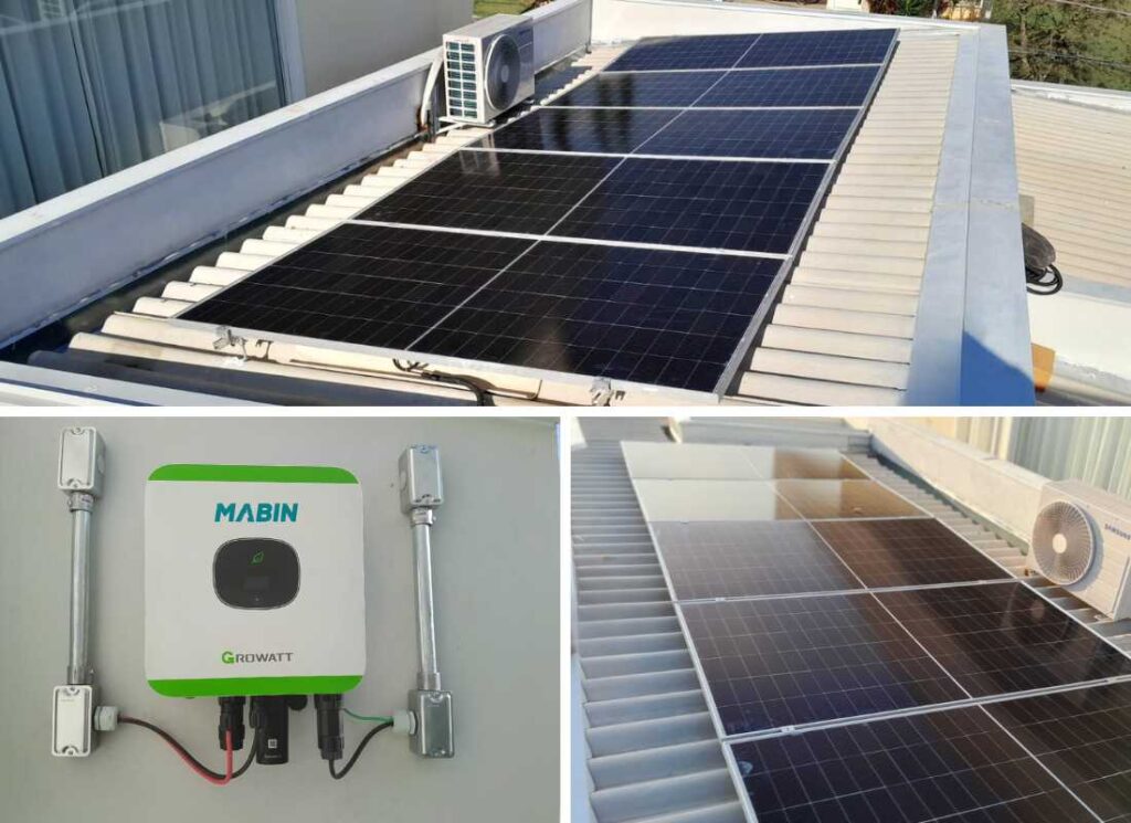 Projeto realizado pela MABIN Energia solar em Orlândia/SP, com capacidade instalada de 3,68kWp, 08 módulos 460W e 01 inversor 3kWp. Energia Solar em Sorocaba/SP. Projeto desenvolvido e realizado pela MABIN, com capacidade instalada de 4,095 kWp.