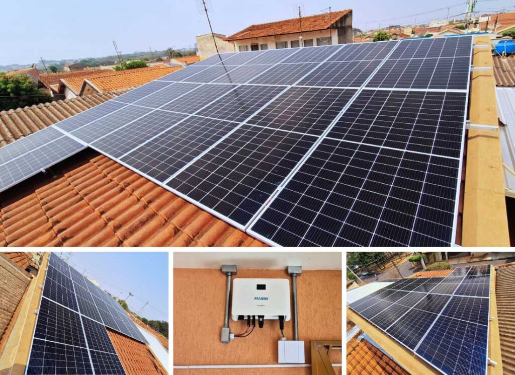 Projeto realizado pela MABIN Energia solar em Orlândia/SP, com capacidade instalada de 3,68kWp, 08 módulos 460W e 01 inversor 3kWp. Energia Solar em Sertãozinho/SP. Projeto desenvolvido e realizado pela MABIN, com capacidade instalada de 8,05 kWp.