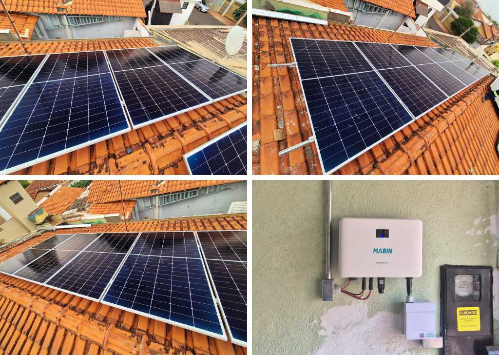 Projeto realizado pela MABIN Energia solar em Orlândia/SP, com capacidade instalada de 3,68kWp, 08 módulos 460W e 01 inversor 3kWp. Energia Solar em Sertãozinho/SP. Projeto desenvolvido e realizado pela MABIN, com capacidade instalada de 5,80 kWp.