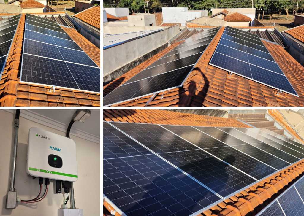 Projeto realizado pela MABIN Energia solar em Orlândia/SP, com capacidade instalada de 3,68kWp, 08 módulos 460W e 01 inversor 3kWp. Energia Solar em Sertãozinho/SP. Projeto desenvolvido e realizado pela MABIN, com capacidade instalada de 9,15 kWp.