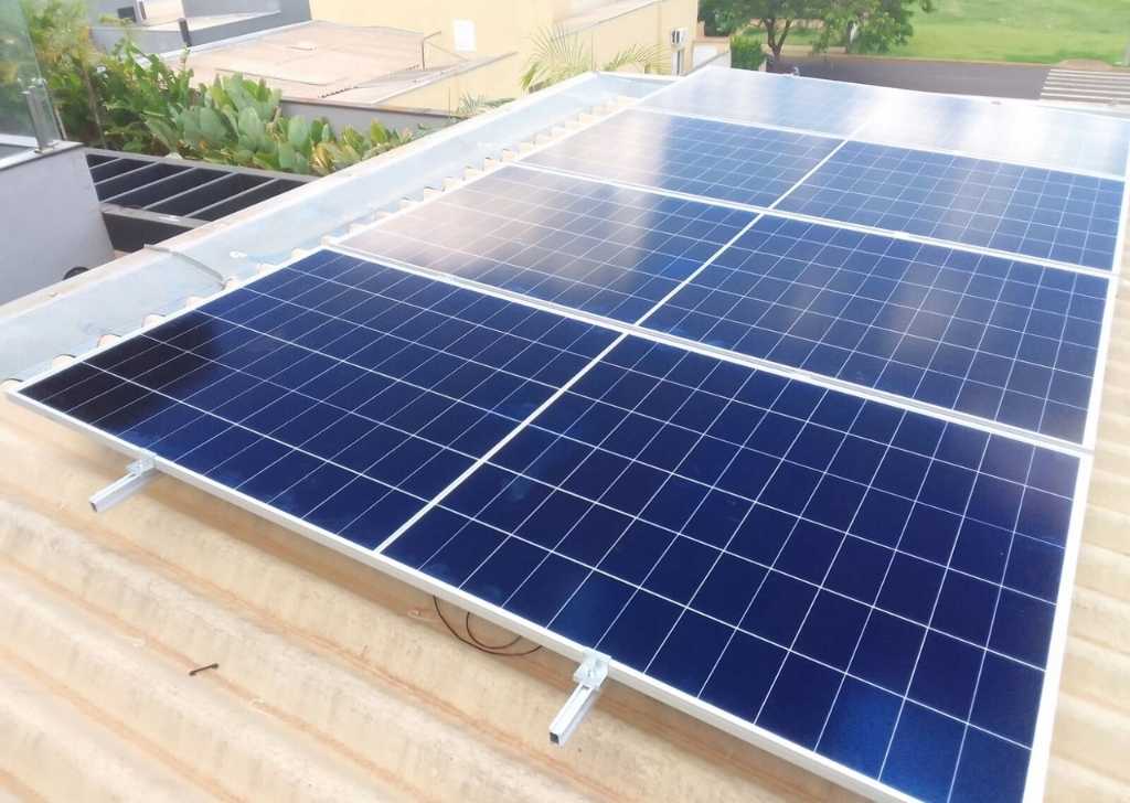 Energia Solar em Ribeirão Preto/SP. Projeto desenvolvido e realizado pela MABIN, com capacidade instalada de 2,58 kWp.