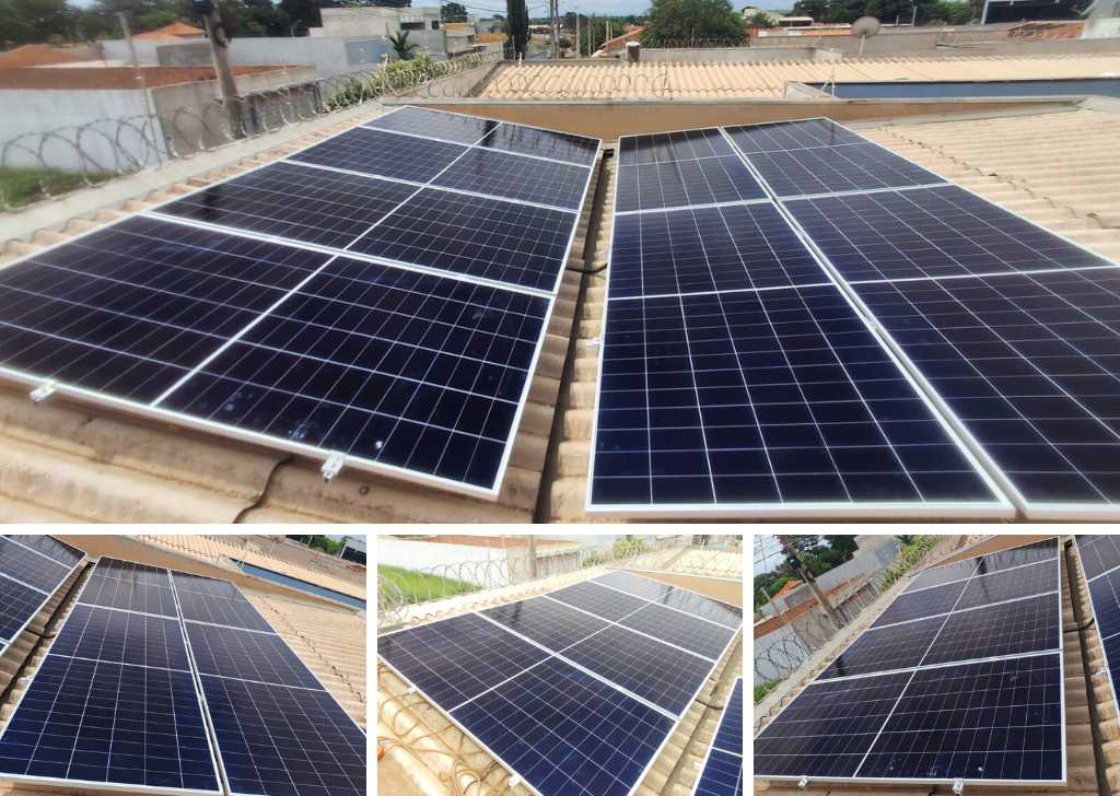 Energia Solar em Sertãozinho/SP. Projeto desenvolvido e realizado pela MABIN, com capacidade instalada de 5,16 kWp.