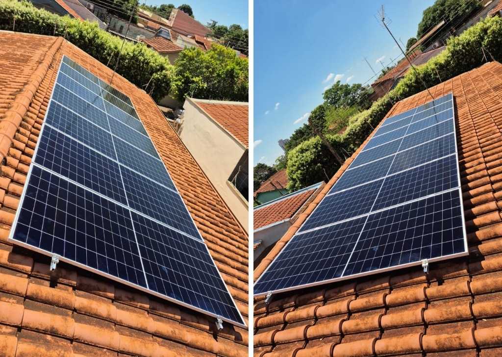 Energia Solar em Sertãozinho/SP. Projeto desenvolvido e realizado pela MABIN, com capacidade instalada de 4,52 kWp.
