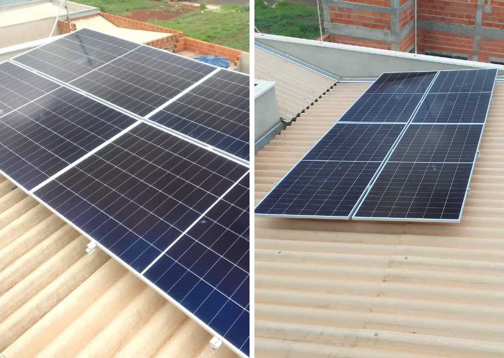 Energia Solar em Sertãozinho/SP. Projeto desenvolvido e realizado pela MABIN, com capacidade instalada de 5,16 kWp.
