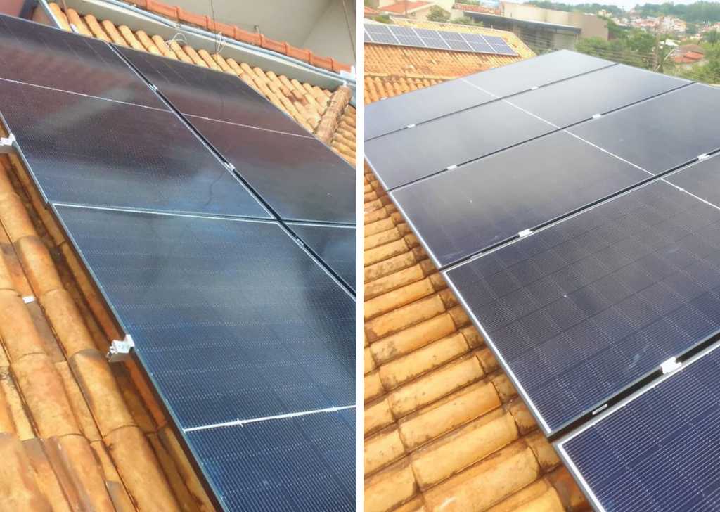Energia Solar em Ribeirão Preto/SP. Projeto desenvolvido e realizado pela MABIN, com capacidade instalada de 6,71 kWp.