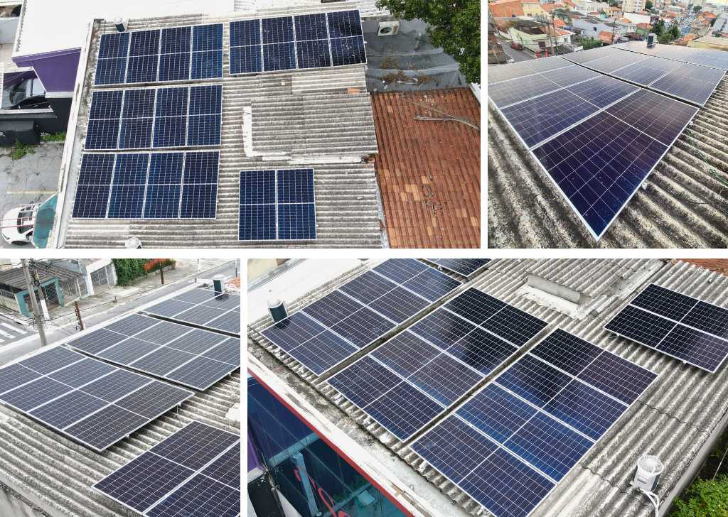 Energia Solar em São Paulo/SP. Projeto desenvolvido e realizado pela MABIN, com capacidade instalada de 11,61 kWp.
