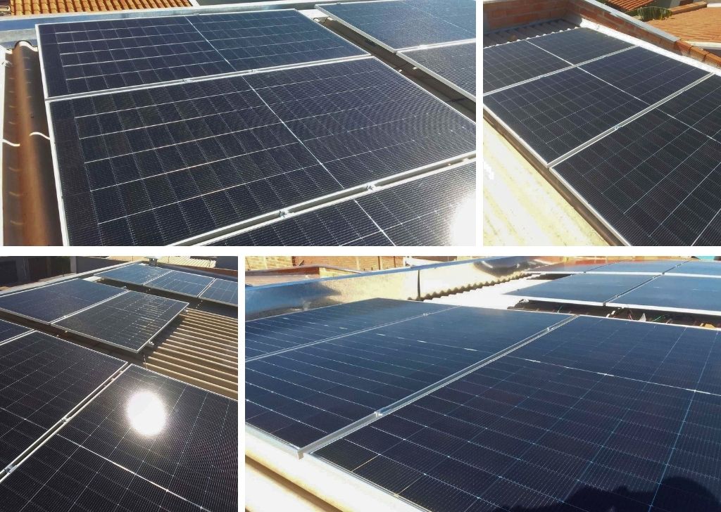Projeto realizado pela MABIN Energia solar em Orlândia/SP, com capacidade instalada de 3,68kWp, 08 módulos 460W e 01 inversor 3kWp.