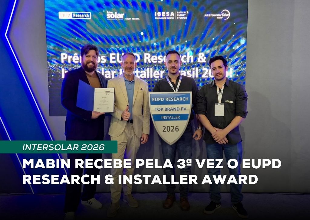 MABIN recebe pela 3ª vez o EUPD Research & Installer Award
