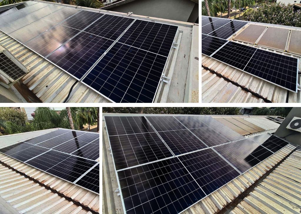 Projeto realizado pela MABIN Energia solar em Orlândia/SP, com capacidade instalada de 3,68kWp, 08 módulos 460W e 01 inversor 3kWp.