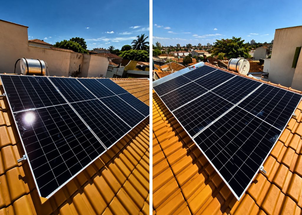 Energia Solar em Ribeirão Preto/SP. Projeto desenvolvido e realizado pela MABIN, com capacidade instalada de 2,58 kWp.